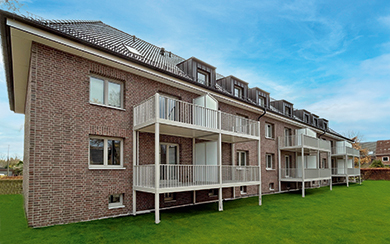 Ein Foto eiener Wohngebäude