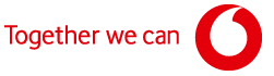 Vodafone Logo - Together we can